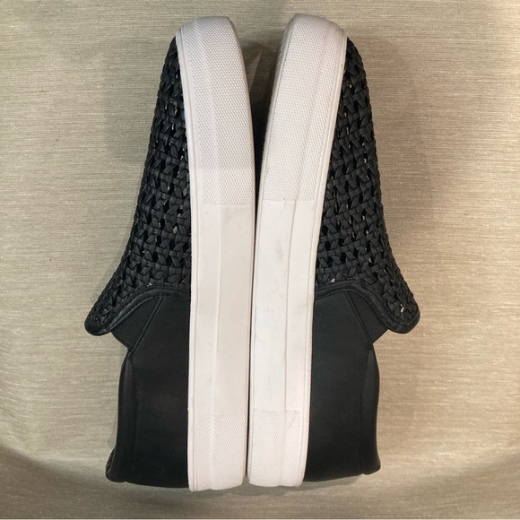 STEVE MADDEN Sz 10 Slip On Perforated  Top Rubber Sole Loafer Flats Shoes - Picture 8 of 9